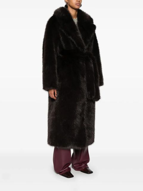 AGOLDE x Shoreditch Ski Club Ebony coat - Brown