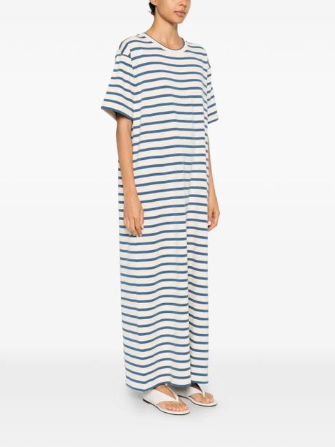 Jil Sander striped maxi dress - Neutrals