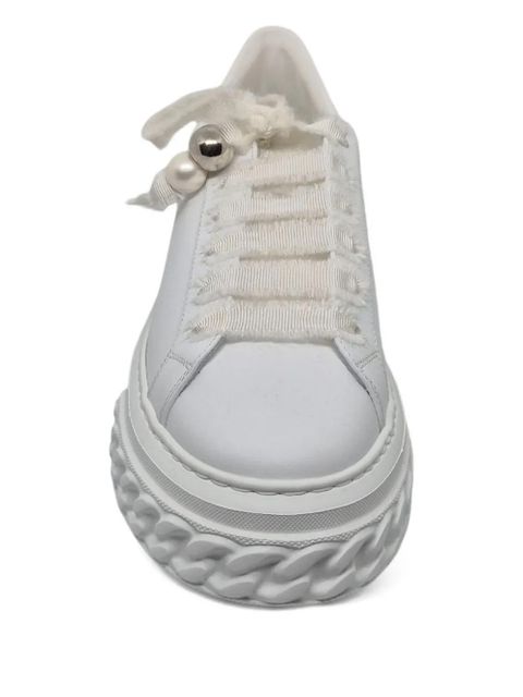 Casadei Off Road bead-embellished sneakers - White