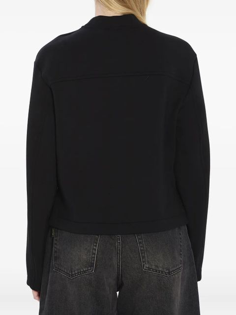 Moncler x EE72 by Edward Enninful logo-patch long-sleeve sweatshirt - Black - zdjęcie produktu nr 2