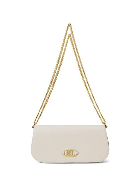 Lauren Ralph Lauren logo-plaque chain-link shoulder bag - Neutrals - zdjęcie produktu nr 1