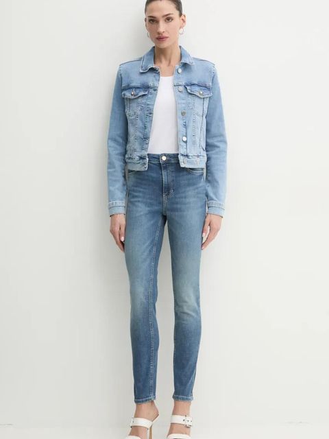 Guess jeansy damskie kolor niebieski W5RA46 D5L72 - zdjęcie produktu nr 2