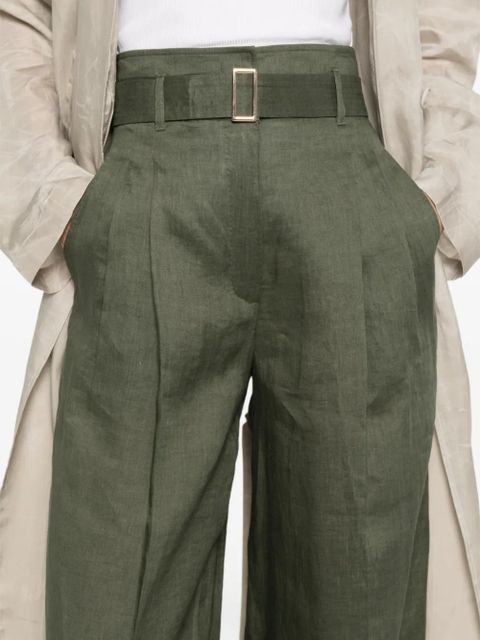 Max Mara Materia pleated trousers - Green