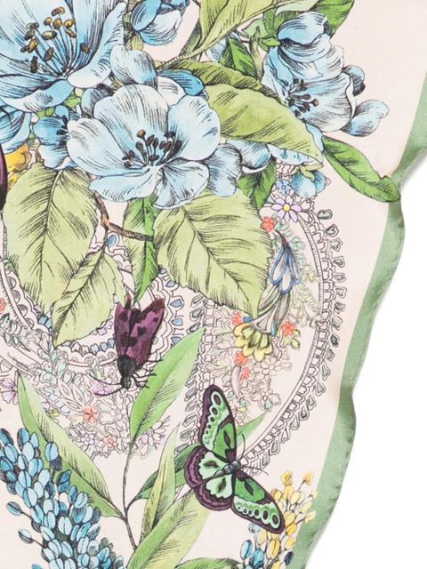 ETRO Rombetto floral scarf - Neutrals - zdjęcie produktu nr 2