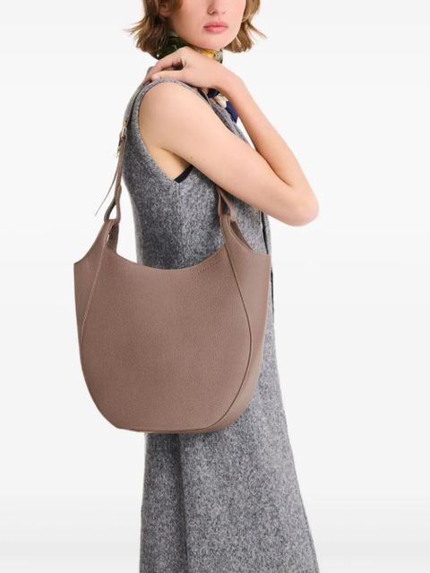 Longchamp Le Foulonné Hobo L leather shoulder bag - Brown - zdjęcie produktu nr 2