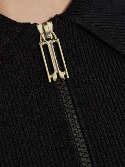 Victoria Beckham zip-fastening midi dress - Black