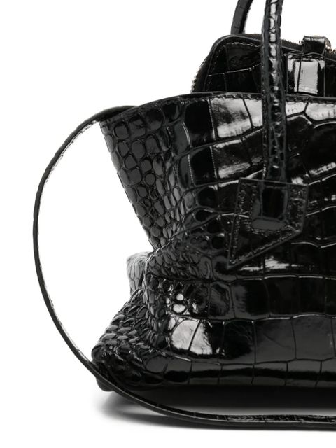 The Attico mini La Passeggiata tote bag - Black