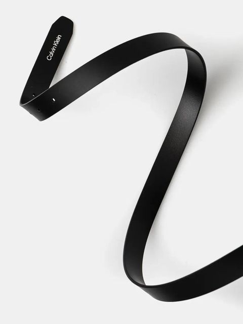 Calvin Klein pasek skórzany damski kolor czarny K60K613234 - zdjęcie produktu nr 2