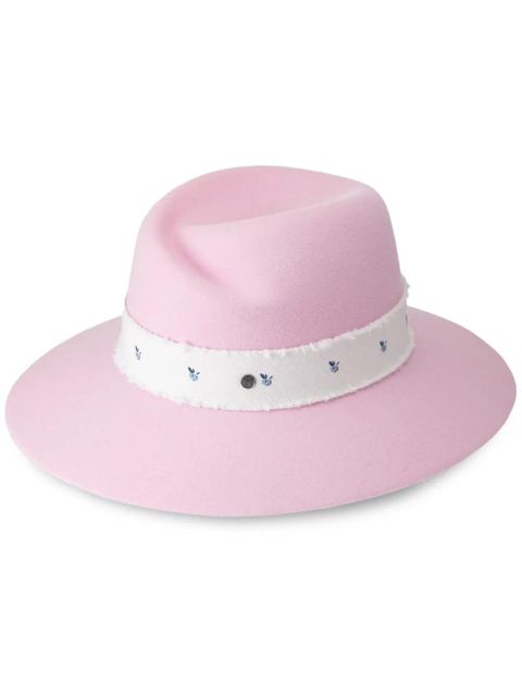 Maison Michel Virginie felt fedora hat - Pink - zdjęcie produktu nr 1