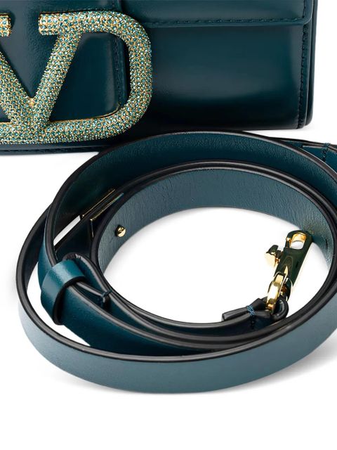 Valentino Garavani leather shoulder bag - Blue - zdjęcie produktu nr 2