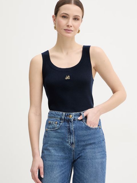 Luisa Spagnoli top bawełniany Cucirino