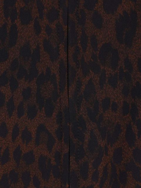 Balenciaga leopard-print zip-up jacket - Brown - zdjęcie produktu nr 2