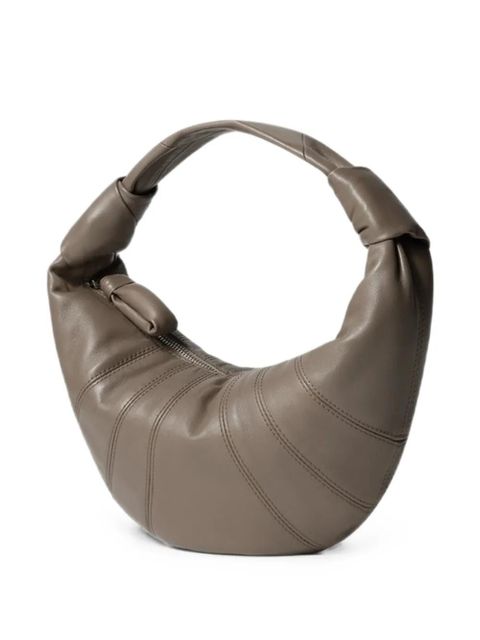 LEMAIRE mini Fortune Croissant knotted shoulder bag - Neutrals
