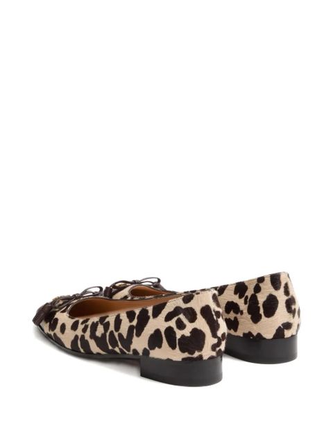 Valentino Garavani leopard print ballet flats - Neutrals