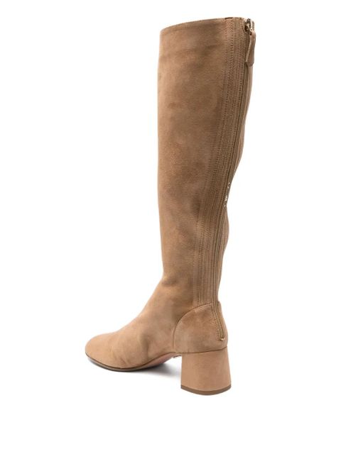 Aquazzura 50mm Saint Honore knee-high boots - Neutrals