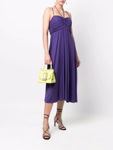 Isabel Marant Jenila halterneck midi dress - Purple - zdjęcie produktu nr 2