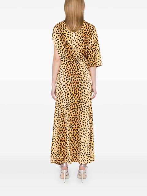 Rabanne leopard-print maxi dress - Black