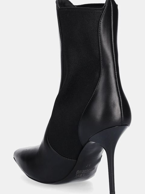 Love Moschino botki damskie kolor czarny na szpilce JA21059G1NIA0000 - zdjęcie produktu nr 2