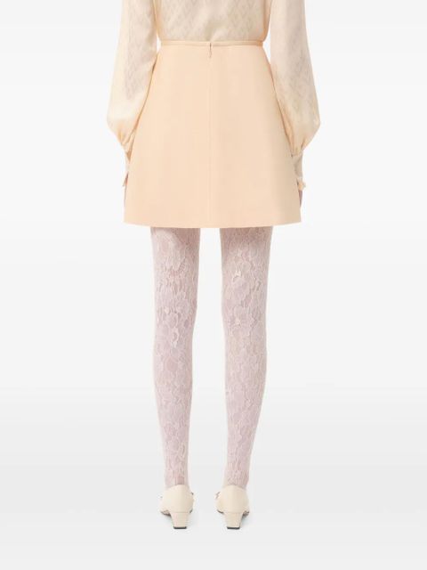 Valentino Garavani mini Crepe Couture skirt - Neutrals