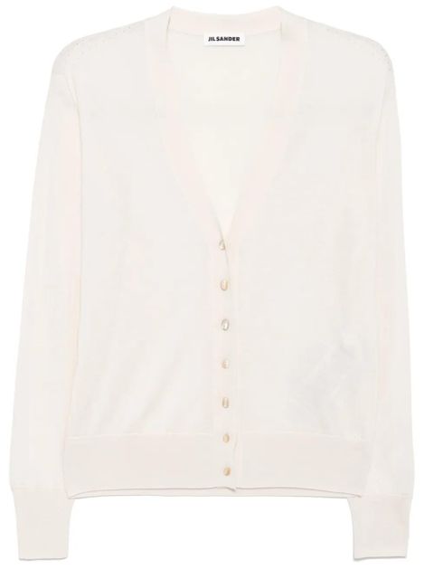 Jil Sander V-neck cardigan - Neutrals - zdjęcie produktu nr 1