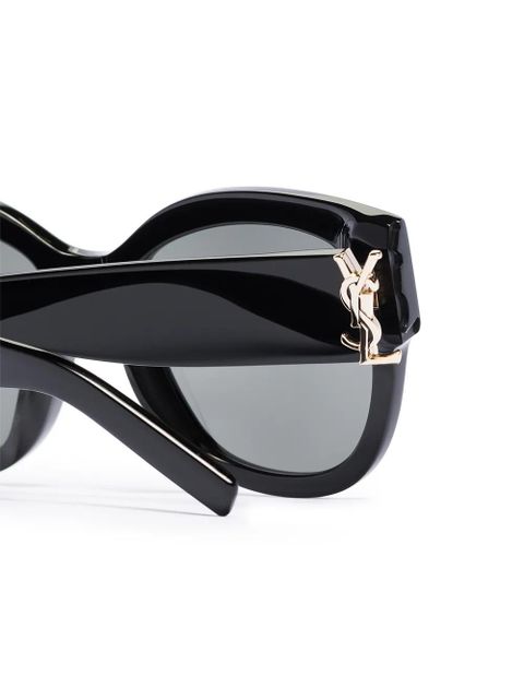 Saint Laurent Eyewear SL M95 oversized-frame sunglasses - Black