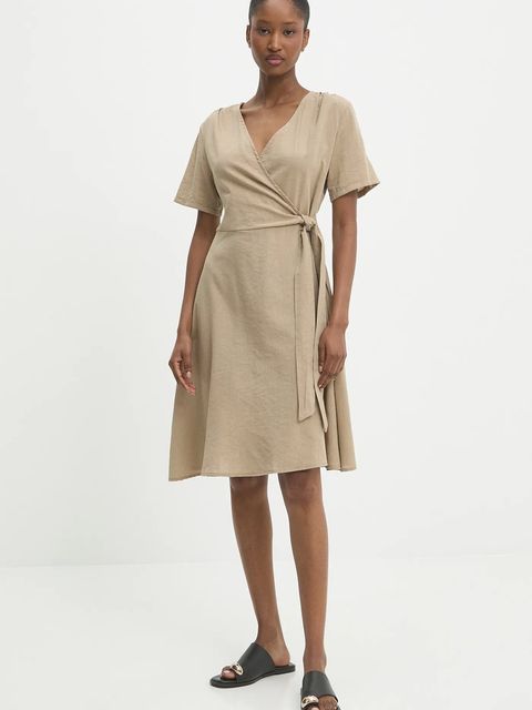 Answear.LAB sukienka lniana - zdjęcie produktu nr 1