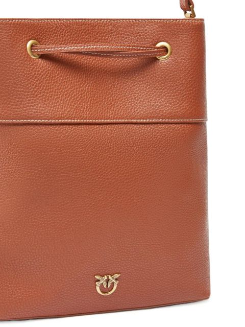 PINKO Love Birds bucket bag - Brown