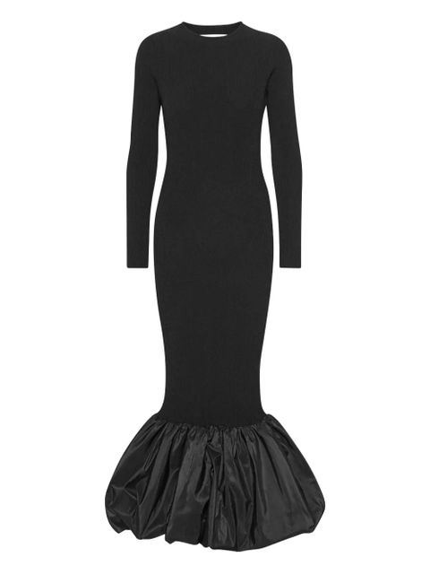 ROTATE BIRGER CHRISTENSEN cut-out long-sleeve dress - Black - zdjęcie produktu nr 1