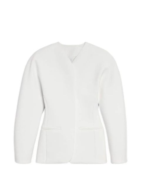 Jacquemus The Oval fitted jacket - White - zdjęcie produktu nr 1