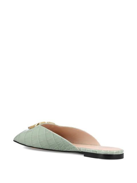 Valentino Garavani logo sandals - Green