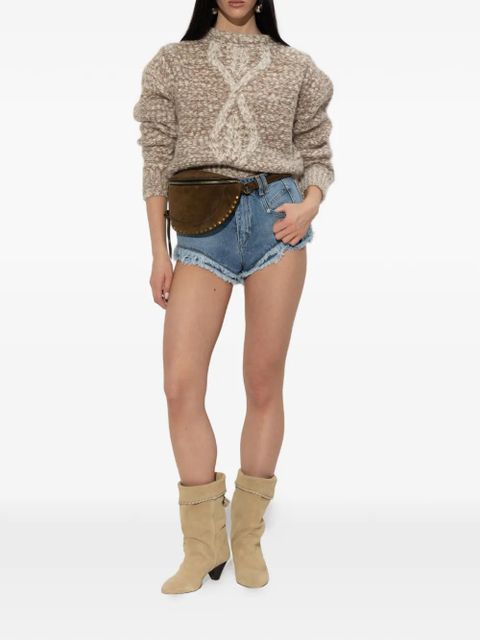 ISABEL MARANT Dalby braided-detail pointed-toe boots - Neutrals - zdjęcie produktu nr 2