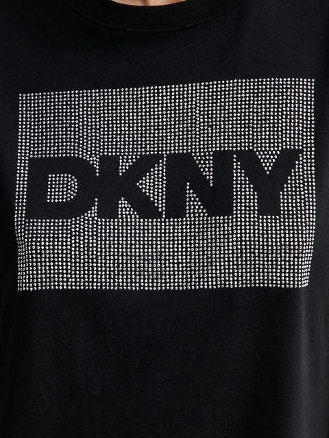 Dkny t-shirt damski kolor czarny DJ6T1701