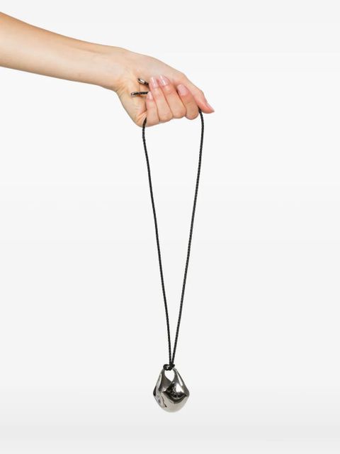 KHAITE medium Lotus pendant necklace - Silver