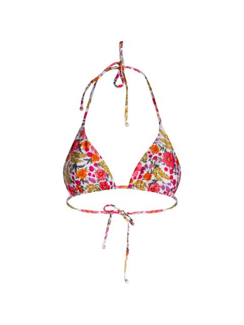 FARM Rio Banana Flowers bikini top - White - zdjęcie produktu nr 1