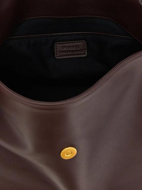 PINKO medium saddle metal-rings shoulder bag - Brown - zdjęcie produktu nr 2