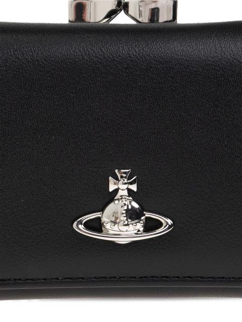 Vivienne Westwood orb clasp wallet - Black