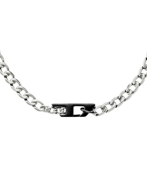 Diesel curb-chain steel necklace - Grey - zdjęcie produktu nr 2