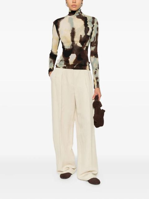 Nanushka Nayeli patterned top - Green