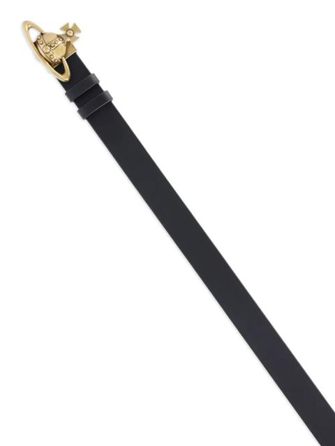 Vivienne Westwood orb-buckle belt - Black