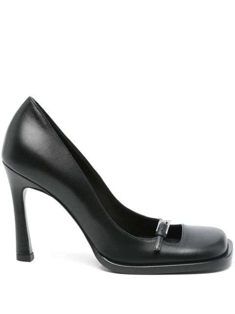 The Attico 100mm leather pumps - Black - zdjęcie produktu nr 1