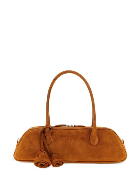 Magda Butrym Brigitte suede shoulder bag - Brown - zdjęcie produktu nr 1