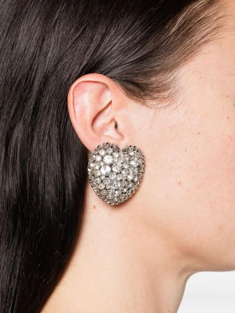 Alessandra Rich Heart earrings - Silver - zdjęcie produktu nr 2