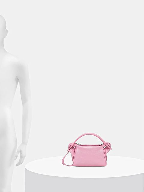 Kenzo torebka skórzana kolor różowy FF62SA808L02