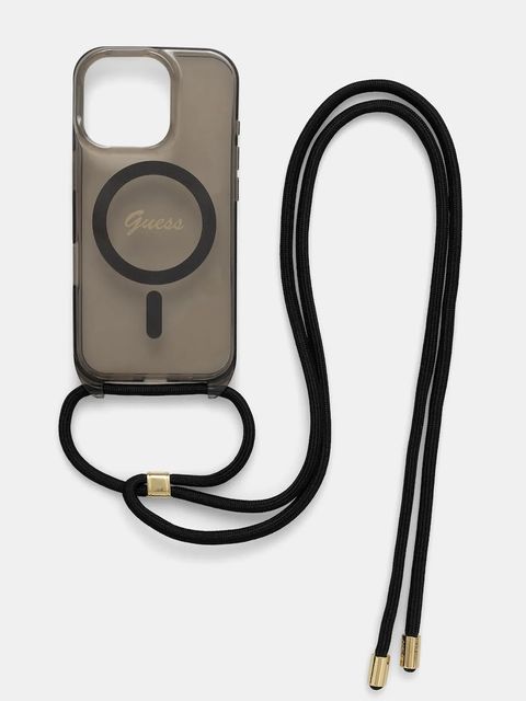 Guess etui na telefon iPhone 16 Pro 6.3" kolor czarny GUHMP16LHCTSGNSK - zdjęcie produktu nr 1