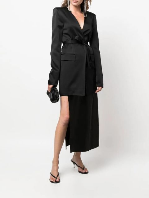 The Row Kanita layered silk skirt - Black - zdjęcie produktu nr 2