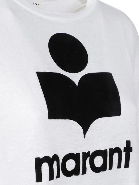 MARANT ÉTOILE logo-print short-sleeve T-shirt - White