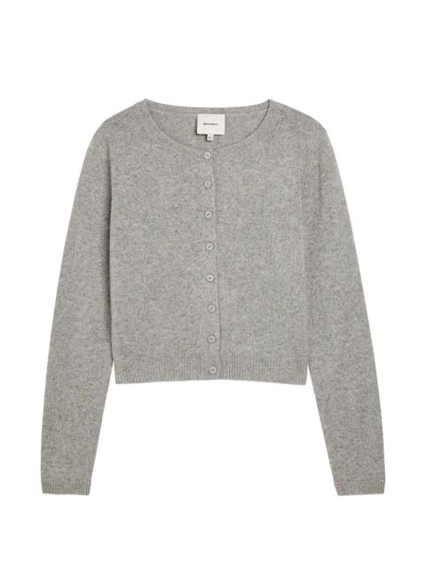 Reformation Clara button front cardigan - Grey - zdjęcie produktu nr 1