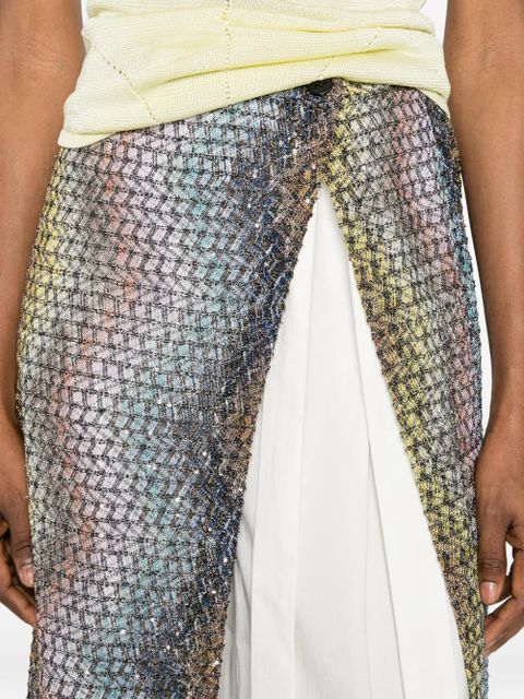 Missoni sequin-embellished maxi skirt - Black
