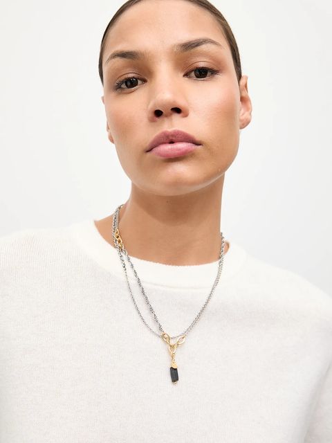 Answear.LAB naszyjnik srebrny wykonany ręcznie - zdjęcie produktu nr 1