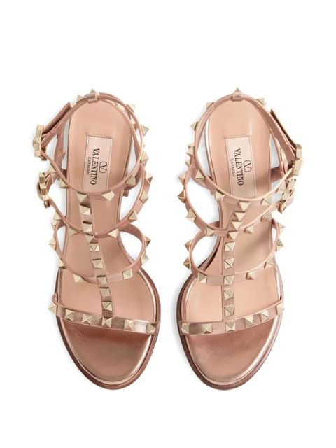 Valentino Garavani 90mm Rockstud straps sandals - Pink